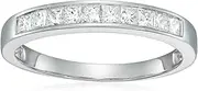 [Vir Jewels] 14k white-gold princess-shape IJ diamond