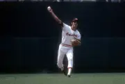 Mark Belanger Baltimore Orioles makes the throw to first base at - 1974 Photo