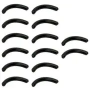 16Pcs Eyelash Curler Refills Silicone Rubber Replacement Pads Black