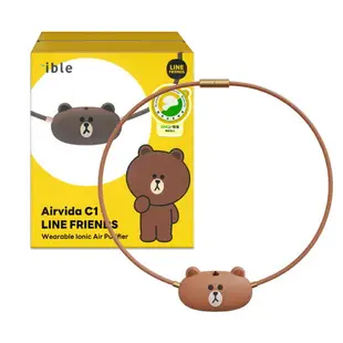 ible Airvida C1 X LINE FRIENDS 隨身負離子清淨機 (熊大-45cm) 隨身空氣清淨機 SNQ 專品藥局【2025825】