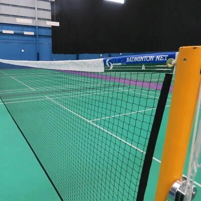 JOSAN TOURNAMENT Competition Nylon Braided Badminton Net 670x76cm White Headband