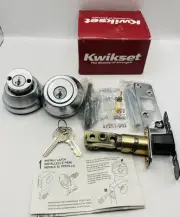 Kwikset 785 26D Series Double Cylinder Deadbolt - Antique Nickel, SmartKey