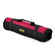 FASITE Tool Roll Organizer - 35 Pockets Roll Up Bag Wrench/Pliers Pouch Red
