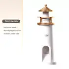 Moon Projection Lighthouse Night Lights Motion Sensor Dimmable Ambient Lamp