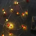 Colorful LED Watermelon String Lights 2M 20Led Fruit Colored Lights Outdoor