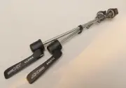 Shimano Deore XT Front + Rear Quick Release Skewers Set Black 100/135 NOS