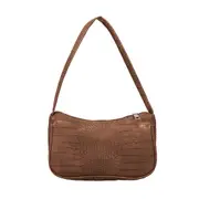 2 Pcs Retro Alligator Pattern Women Messenger Handbags sac PU Leather Street Casual Solid Zipper Shoulder Bags