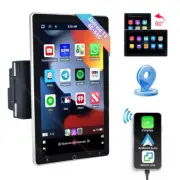 Double 2DIN Android 13 Carplay Rotatable 10.1" Touch Screen Car Stereo Radio GPS