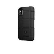 2Pcs Full Coverage Shockproof Tpu Case For Iphone Xs(Black)