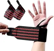 EZONEDEAL Wrist Wraps, Wrist Support for Weightlifting, Powerlifting, Strength Training, Benching, Bodybuilding, Crossfit, Thumb Loops with Adjustable Straps, Workout Wrist Strap for Men and Women
