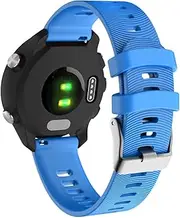 [BKUANE] Smart Watch band for Garmin Forerunner 245 245M Vivoactive 3 soft silicone Breathable Wrist bands for Forerunner 645 Watchband