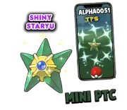 Pokemon Shiny Staryu Mini P T C 60k