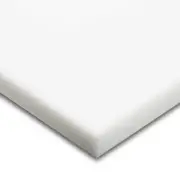 1.75" x 12" x 12", Acetal POM Plastic Sheet, White, ASTM D6100