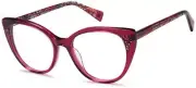 CAPRI OPTICS DICAPRIO DC364 WOMEN'S EYEGLASSES 53-18-145 MAUVE WITH SOFT CASE