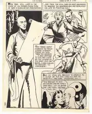 Yang #8 Pg 1 Original Comic Art by Warren Sattler - Charlton Comics