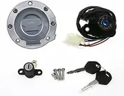 Ignition Barrel Key Switch for FZ8 FZ8N FZ8S 2011-2016 XJ6 XJ6F XJ6N FJR1300 FJ13 FJ1300 Motorcycle Fuel Gas Cap Ignition Switch Seat Lock Key Motor Ignition Key Switches