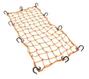 15in x 30in Elastic Cargo Net with 10 Adjustable Hooks and Tight 2in x 2in Me...