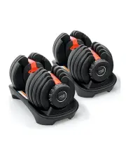 Powertrain Adjustable Dumbbells Set Home Gym Exercise Free Weights 48kg