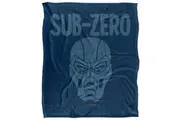 Mortal Kombat Head Sub-Zero Blanket (Multicoloured) (One Size)