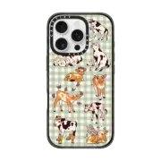 iPhone 16 Pro Impact Case Cow Gingham