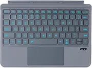 Keyboard for Microsoft Surface Go (4/3/2/1), Detachable Bluetooth Wireless Backlight Keyboard with Trackpad Compatible with Surface Go 4 (2023) / Go 3 (2021) / Go 2 (2020) / Go (2018) - Grey