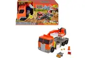 Matchbox Cars Playset, Action Drivers Transforming Excavator, Large Toy Truck, 1:64 Scale Construction Vehicle 4 Accessories