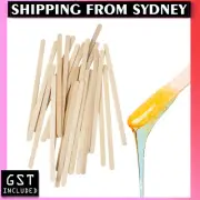 Waxing Wooden Stick Wood Thin Spatula | Disposable Slim Wax Applicator 100Pieces
