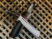 Custom Handmade Carbon Steel Current Parang Machete Cleaver Sword Hunting Sword