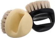ASAKKURA 2 Pcs Nail Art Treatment Brush Nail Dust Cleaner Nail Cleanup Brush Nail Dust Cleaning Brush Nail Cleaner Tool Nail Polish Brush Manicure Brushes Fingernail Brush Cleaner
