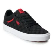 VANS Seldan Checkerboard Skater Lace Up Low Shoes Black Black Red Men’s 13 $115