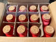 37 Pcs Cork Glass Apothecary Bottles