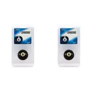2PK Formula Sports No. 8 Ball 2" Blister Billiard/Pool Game - Black