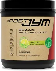 , POST JYM Active Matrix, Natural Lemon Lime, Post-Workout with Bcaa'S, Glutamin