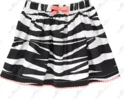 Gymboree Girls sz 5 Animal Party Zebra Print Skirt NWT Safari
