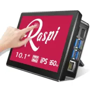 10.1" Touchscreen Monitor Portable Monitor for RPI Raspberry Pi5/4 USB-C HDMI