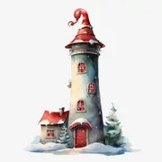 [Namly Design] Whimsical Tower Sticker
