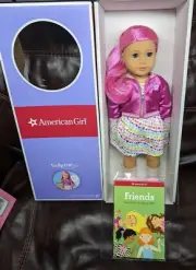 American Girl Truly Me Doll #87 Pink Hair Blue Eyes and Book NEW ⭐FEDEX 2DAY