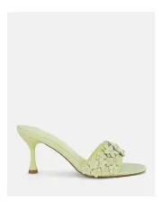[Novo Shoes] Yearning Mules in Avocado