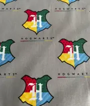Fabric Harry Potter Hogwarts Crest 9.75 yards 44" wide cotton Camelot