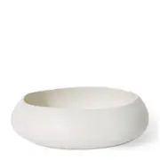 E Style Mora 39cm Ceramic Bowl Round Home Decorative Flower Vase Matt White