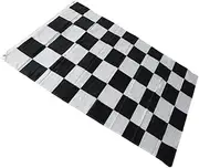 MOTHNUR Racing Flag Checkered Banner Polyester Race Car Party Decoration for Birthday Celebrations Themed Events Lightweight Easy to Display