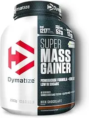 Dymatize Super Mass Gainer Rich Chocolate 2943g - Weight-Gainer Pulver + Kohlenhydrate, BCAAs und Casein