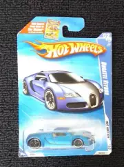 2010 Hot Wheels Bugatti Veyron (Satin Blue) MOC