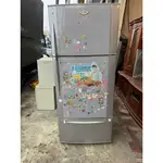 士林二手電器推薦 H240102 KOLIN歌林 三門冰箱 貼紙不清 特價出清商品 600公升 小家庭冰箱 二手冰箱