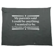 My Parents Said Could Be Anything Wanted To Funny Novelty Gym Sports Towel Gift