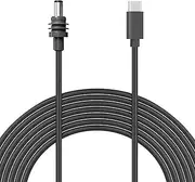 USB C to DC Power Cord, 100W PD Input to Water Resistant Jack Cable, 18AWG Wire with IP68, Compatible with Power Bank (5M/16.4FT)