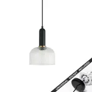 Snap Lighting Vintaj Dome Glass Downlight to Pendant Light Conversion Kit Clear