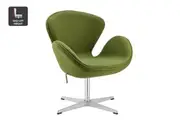 Matt Blatt Arne Jacobsen Height Adjustable Swan Chair Premium Replica (Moss Green)