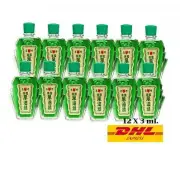 12X Eagle Brand Medicated Oil Refreshing Fragrance Sprains Aches Pain Relief 3ml
