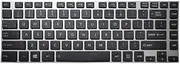 Laptop Keyboard for Toshiba Satellite M40-A M40D-A M40T-A M40T-AT M40AT M40T M40-AT01S1 M40T-AT02S M45-A M45T-A PK1310R1A00 MP-11B23US-698C English US Black with Silver Frame with Backlit New